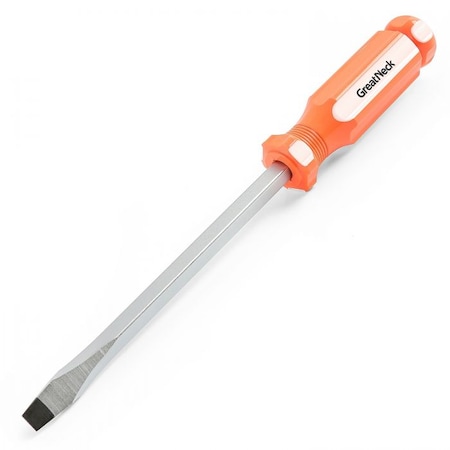 Great Neck 5/16 x 6 Inch Slotted Square Shank Screwdriver 73033